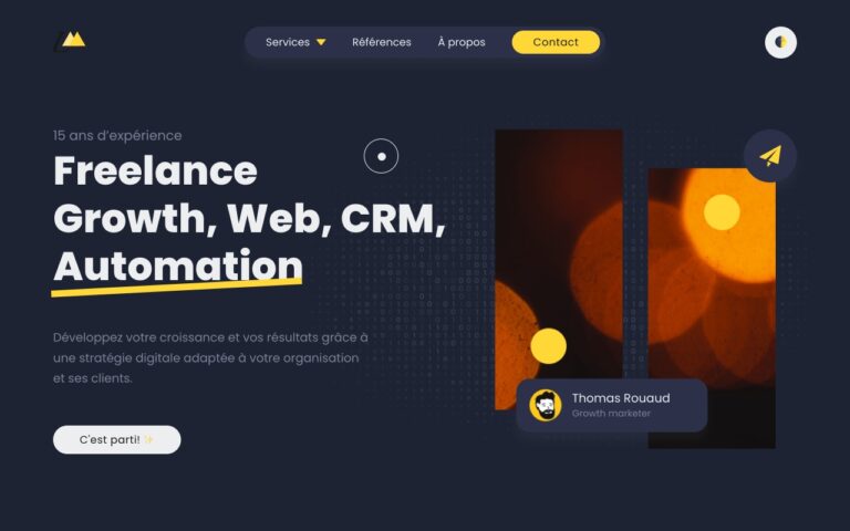 Lausanne Marketing Homepage Screenshot