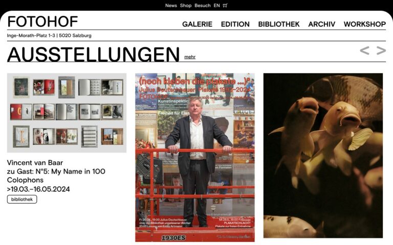 FOTOHOF Homepage Screenshot