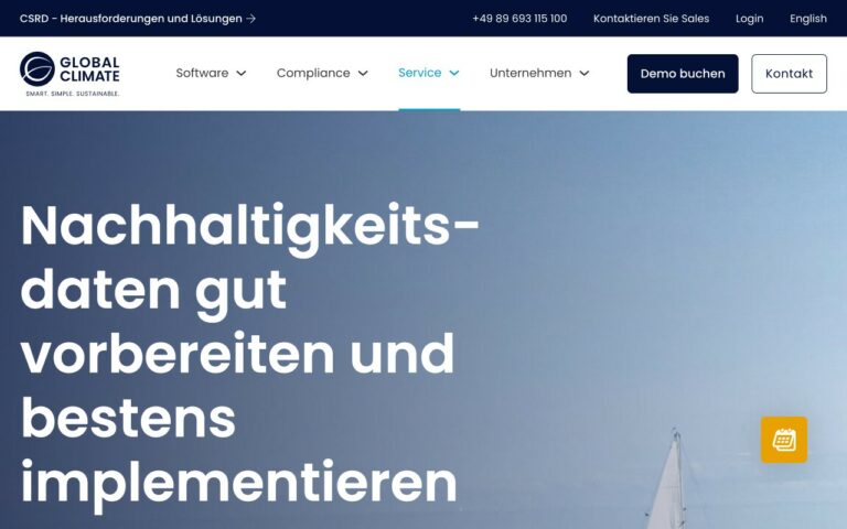 Global Climate GmbH Homepage Screenshot