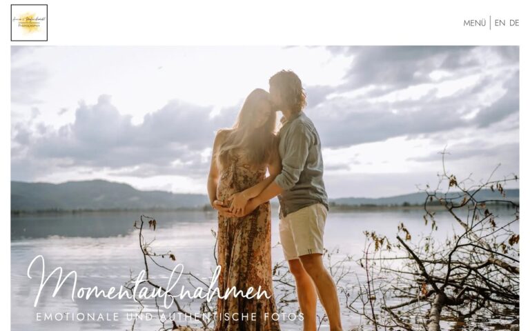 Anna von Hafenbrädl Photography Homepage Screenshot