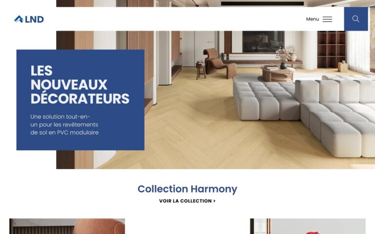 LND Floor Homepage Screenshot