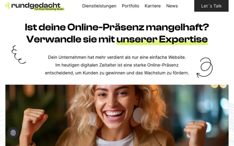 rundgedacht Homepage Screenshot