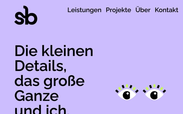 Designstudio Svea Bode Homepage Screenshot