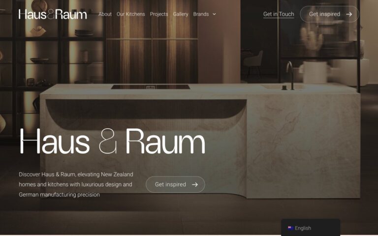 Haus & Raum Homepage Screenshot