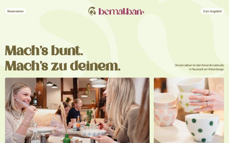 bemalbarr Homepage Screenshot