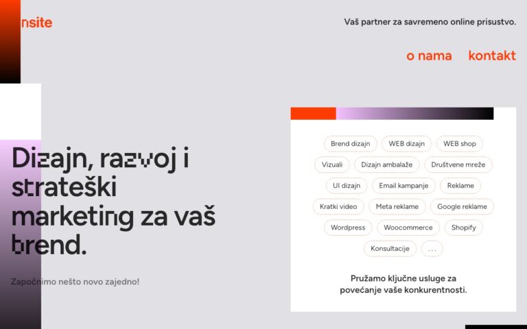 INNSITE Homepage Screenshot