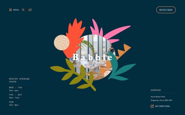 Babble Homepage Screenshot
