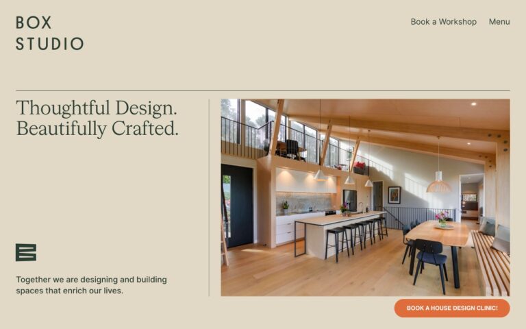 Box Studio Homepage Screenshot